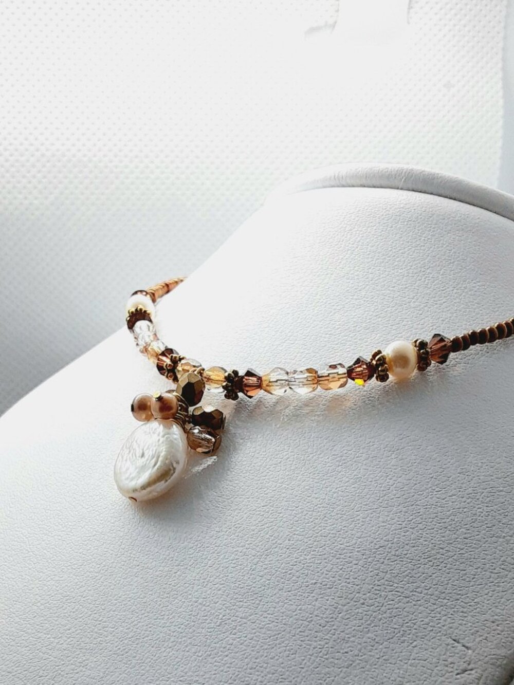 NEW 17 inch baroque pearl necklace - Picture 4 of 10